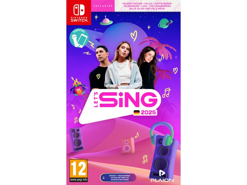 GAME Let's Sing 2025 German Version