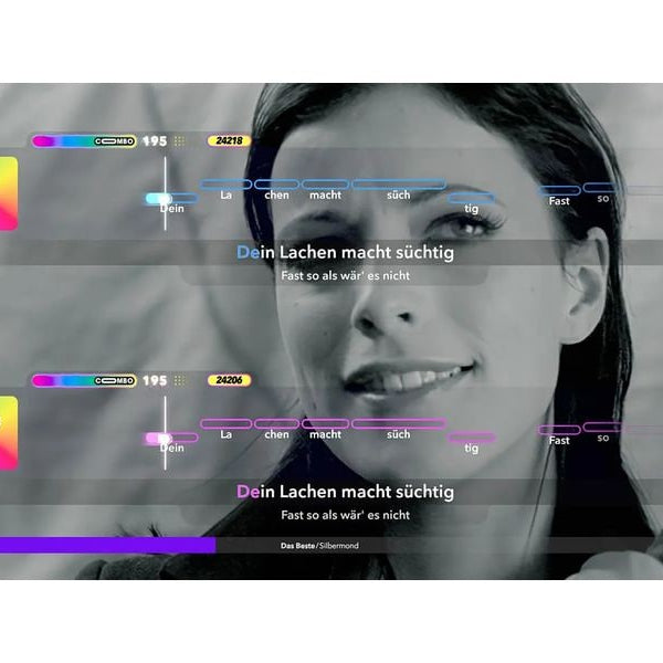 GAME Let's Sing 2025 German Version + 2 Mics