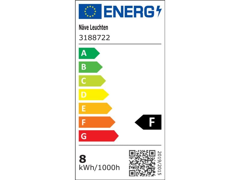 Näve Tischleuchte LED «Onda» h: 44 cm