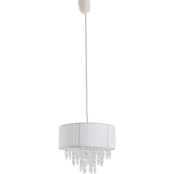 Näve Pendelleuchte «Kristallo» Weiss