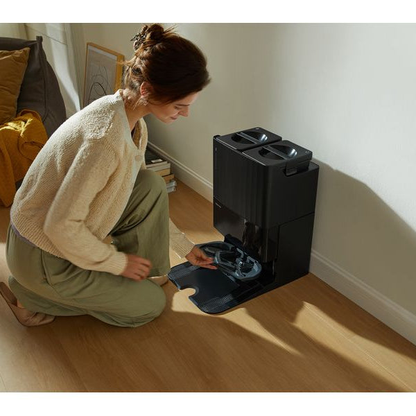 Roborock Saug- und Wischroboter Qrevo Plus Schwarz