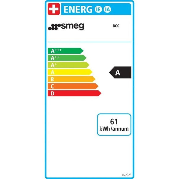 SMEG Kaffeevollautomat Collezione BCC11BLMEU Schwarz matt