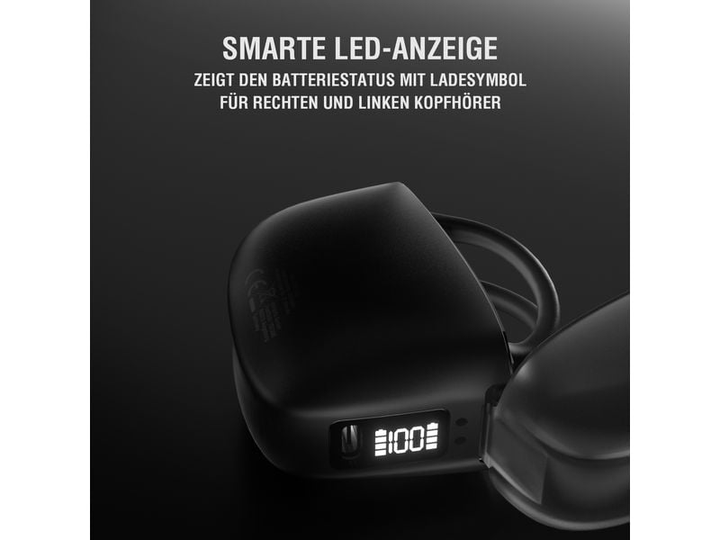 4smarts Wireless In-Ear-Kopfhörer OWS SkyBuds Sport Schwarz