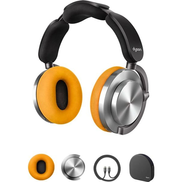 Dyson Over-Ear-Kopfhörer OnTrac Aluminium; Gelb