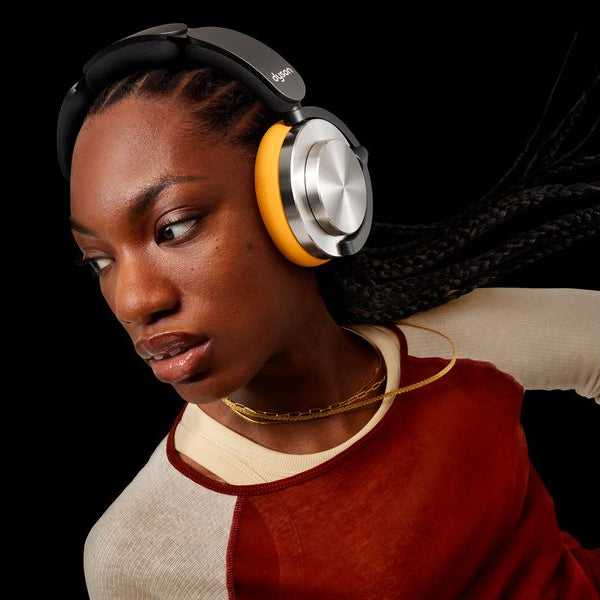 Dyson Over-Ear-Kopfhörer OnTrac Aluminium; Gelb