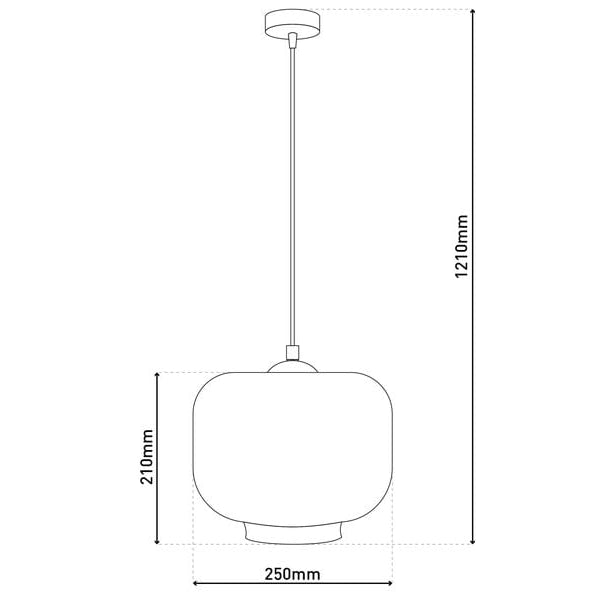 Näve Pendelleuchte «Vaso» 25 cm