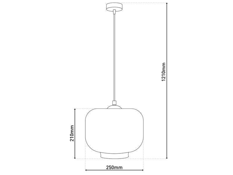 Näve Pendelleuchte «Vaso» 25 cm