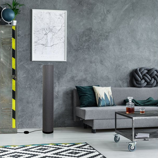 Näve Stehleuchte «BEATE» Grau H: 110 cm