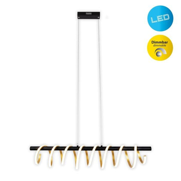 Näve Pendelleuchte LED «BELLEZA» Gold