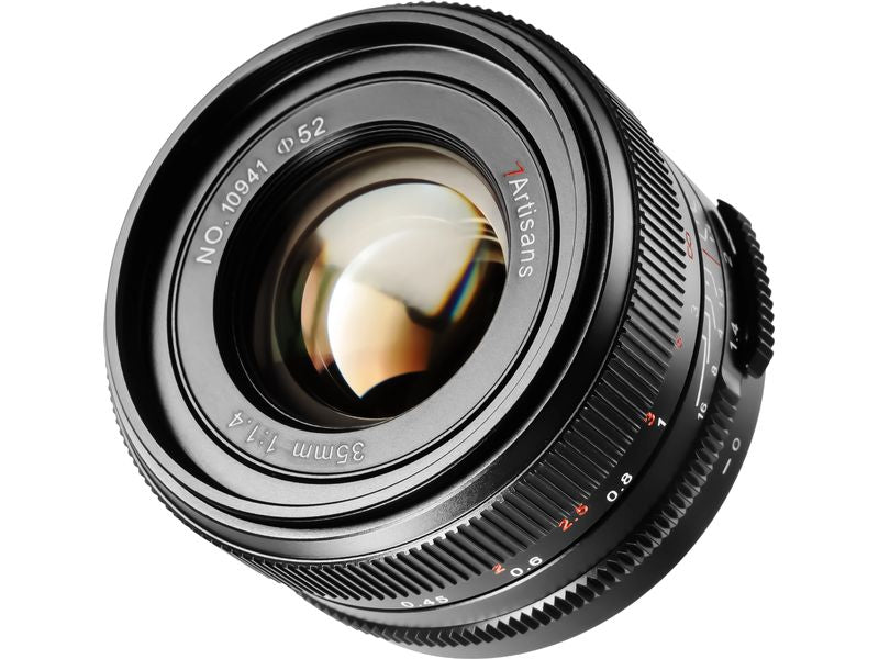 7Artisans Festbrennweite 35mm F/1.4 Mark III FF Schwarz – Sony E-Mount