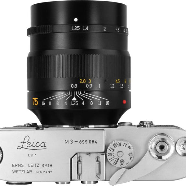 7Artisans Festbrennweite 75mm F/1.25 – Leica M