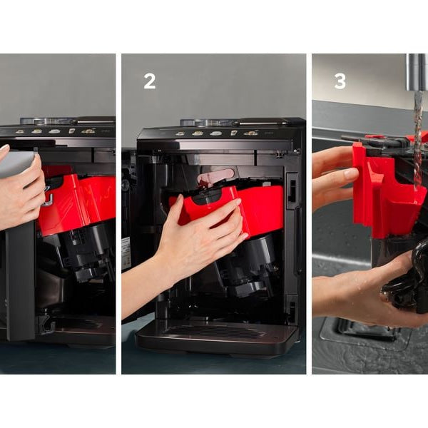 Siemens Kaffeevollautomat EQ500 Classic Connect Edelstahl, Schwarz