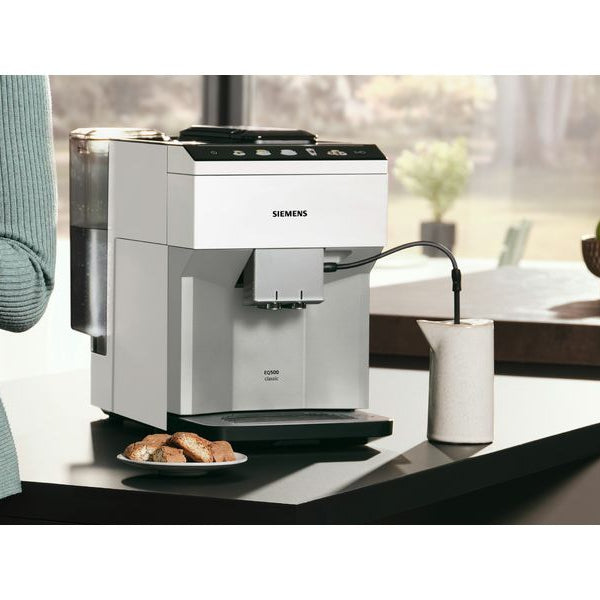 Siemens Kaffeevollautomat EQ500 Classic TP515D02 Weiss