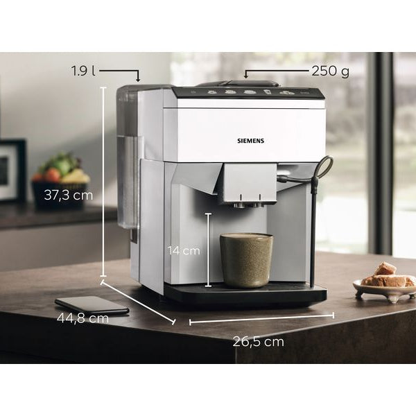 Siemens Kaffeevollautomat EQ500 Classic TP515D02 Weiss