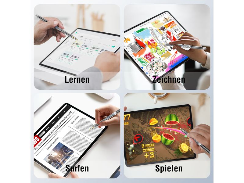 4smarts Eingabestift Pencil Pro Transparent