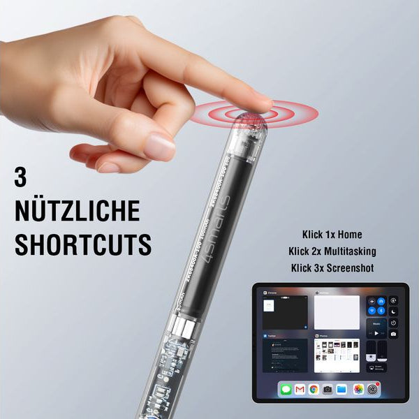 4smarts Eingabestift Pencil Pro Transparent