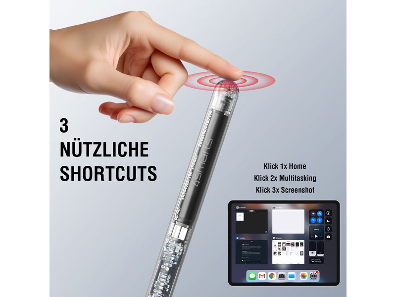 4smarts Eingabestift Pencil Pro Transparent