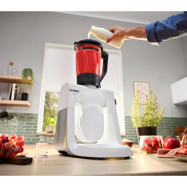 Bosch Küchenmaschine Serie 6 MUMS6EW22 Edelstahl/Weiss