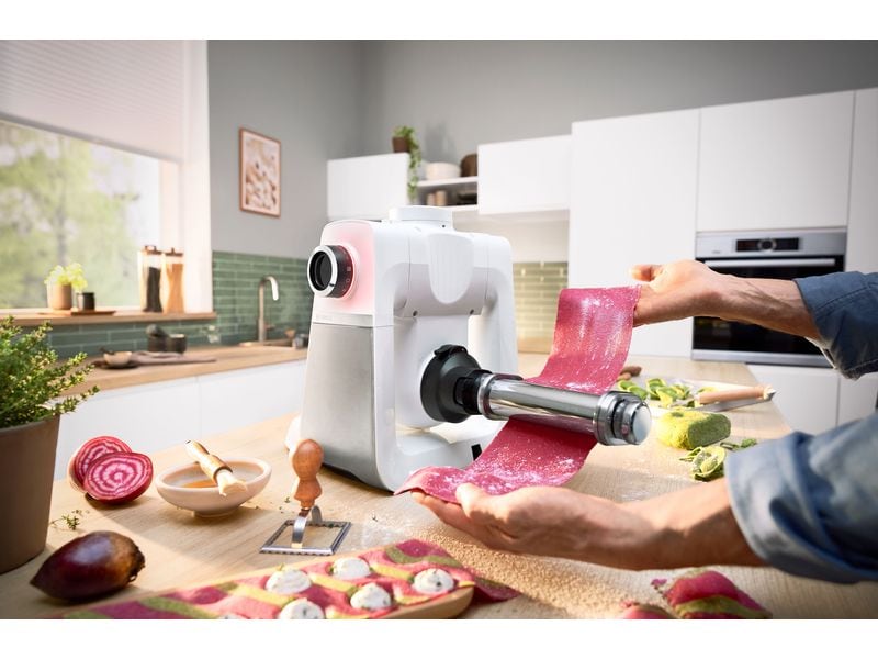 Bosch Küchenmaschine Serie 6 MUMS6EW22 Edelstahl/Weiss