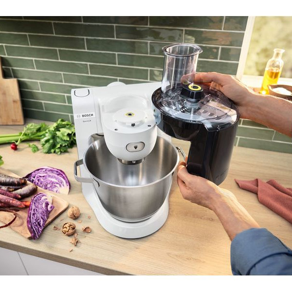 Bosch Küchenmaschine Serie 6 MUMS6EW22 Edelstahl/Weiss