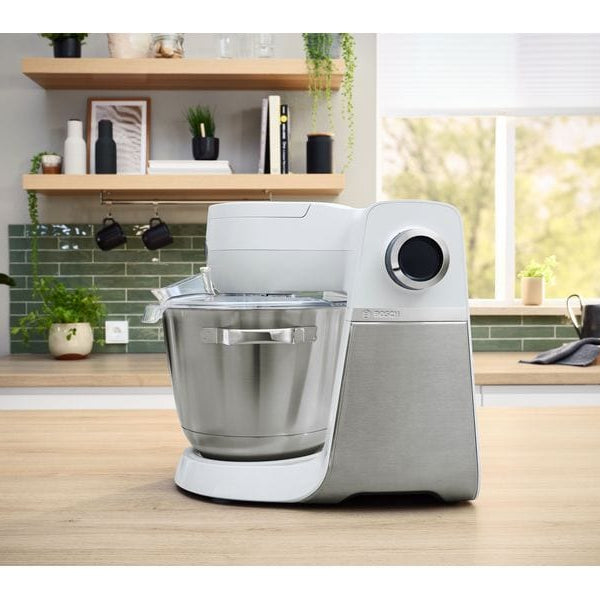 Bosch Küchenmaschine Serie 6 MUMS6EW22 Edelstahl/Weiss