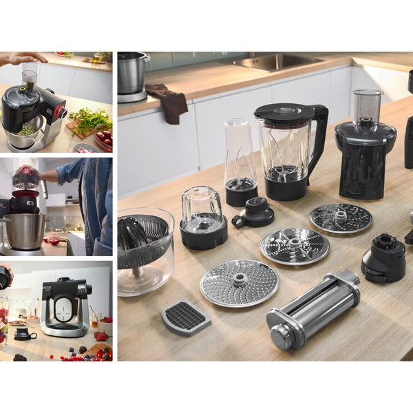 Bosch Küchenmaschine Serie 6 MUMS6ZS17 Edelstahl/Schwarz
