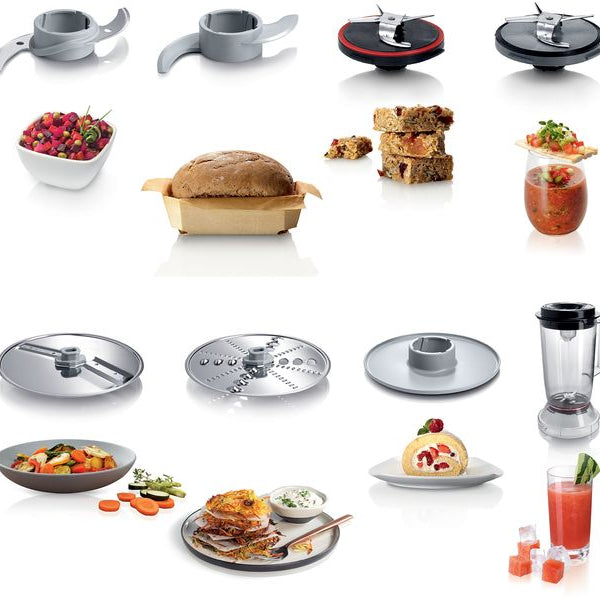 Bosch Küchenmaschine MultiTalent 3 MCM3501M Edelstahl/Schwarz