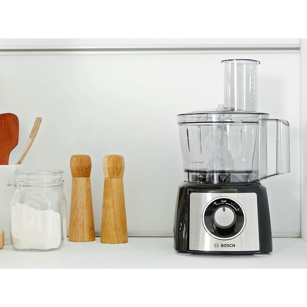 Bosch Küchenmaschine MultiTalent 3 MCM3501M Edelstahl/Schwarz