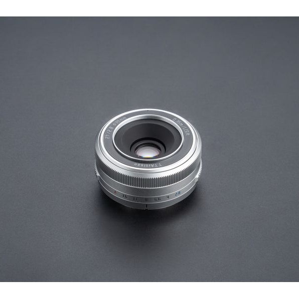 TTArtisan Festbrennweite AF 27mm F/2.8 Silber – Fujifilm X-Mount