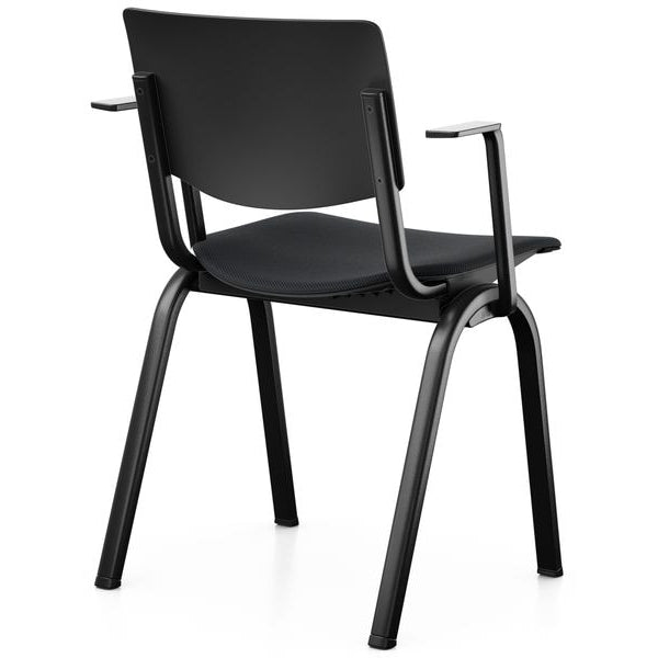 HÅG Konferenzstuhl Celi 9140 mit Armlehnen, Schwarz / Schwarz