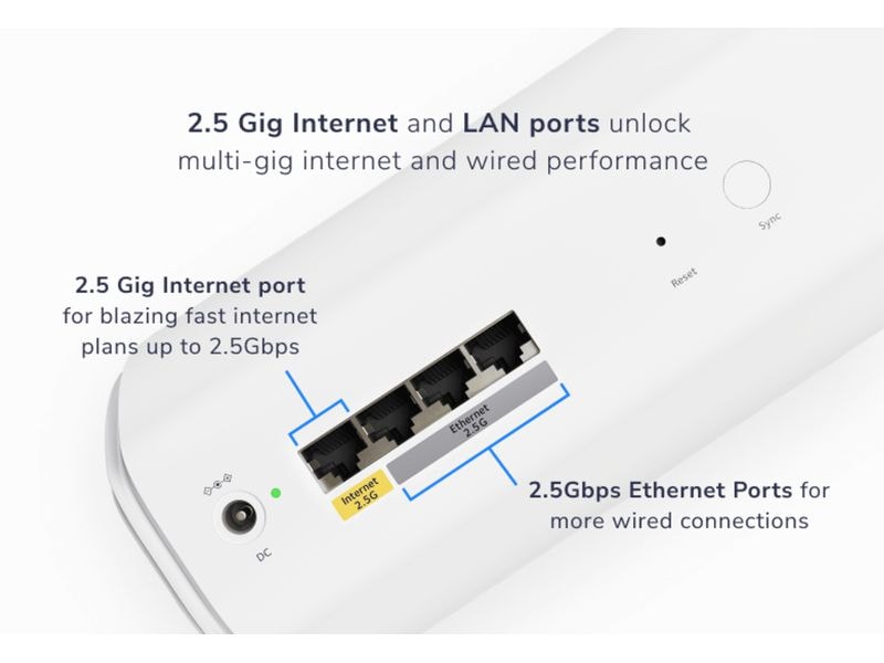 Netgear Mesh-Satellit Orbi 773 3-Set, Weiss