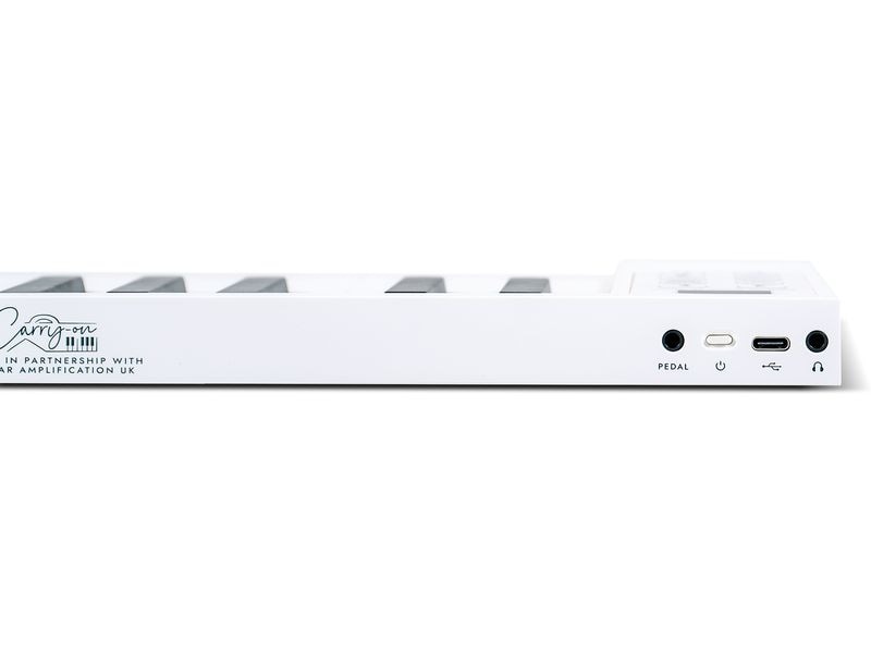 Carry-on by Blackstar Keyboard Foldable Keyboard 49 Touch Weiss