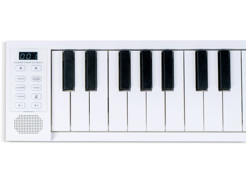 Carry-on by Blackstar Keyboard Foldable Keyboard 49 Touch Weiss