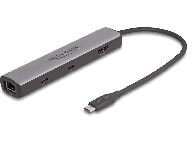 Delock Dockingstation USB-C HDMI/USB 10 Gbps/2.5 Gigabit LAN/PD 3.0
