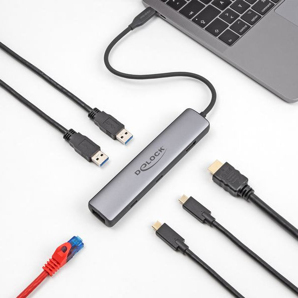 Delock Dockingstation USB-C HDMI/USB 10 Gbps/2.5 Gigabit LAN/PD 3.0