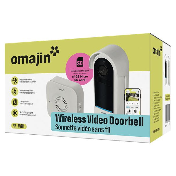 omajin by Netatmo OMA-OVD-01-EU Kabellose Videotürklingel