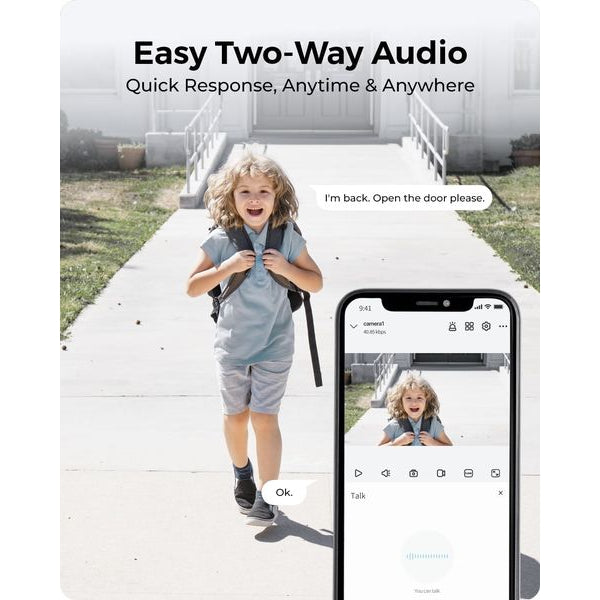 Reolink Netzwerkkamera Argus B310 inkl. Solarpanel und 64GB Micro SD