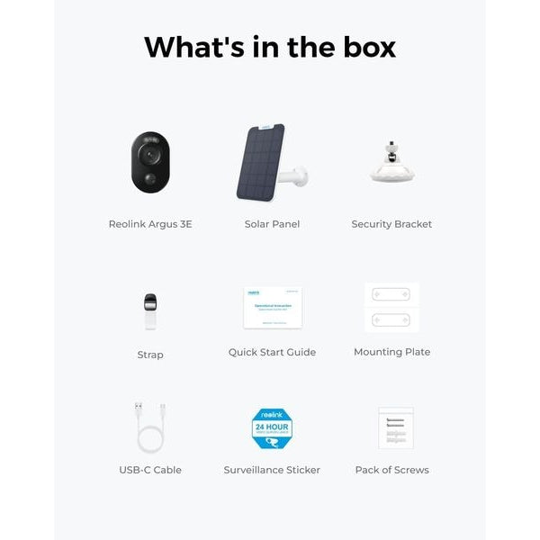 Reolink Netzwerkkamera Argus B310 inkl. Solarpanel und 64GB Micro SD