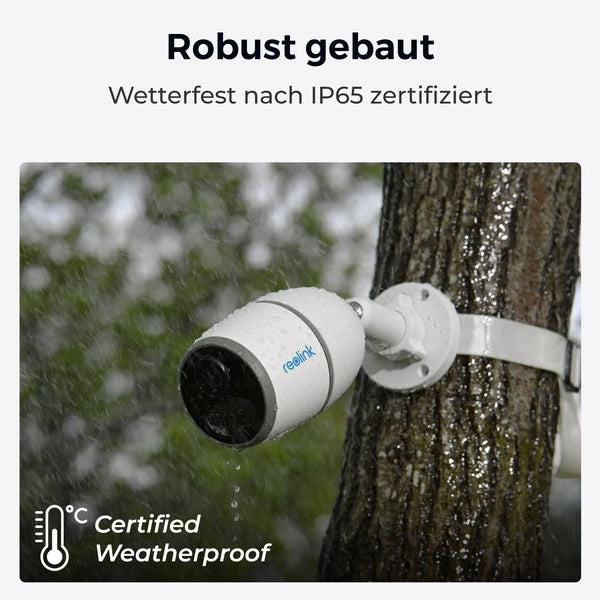 Reolink 4G/LTE-Kamera G330 2K, inklusive Solarpanel und 64GB MicroSD