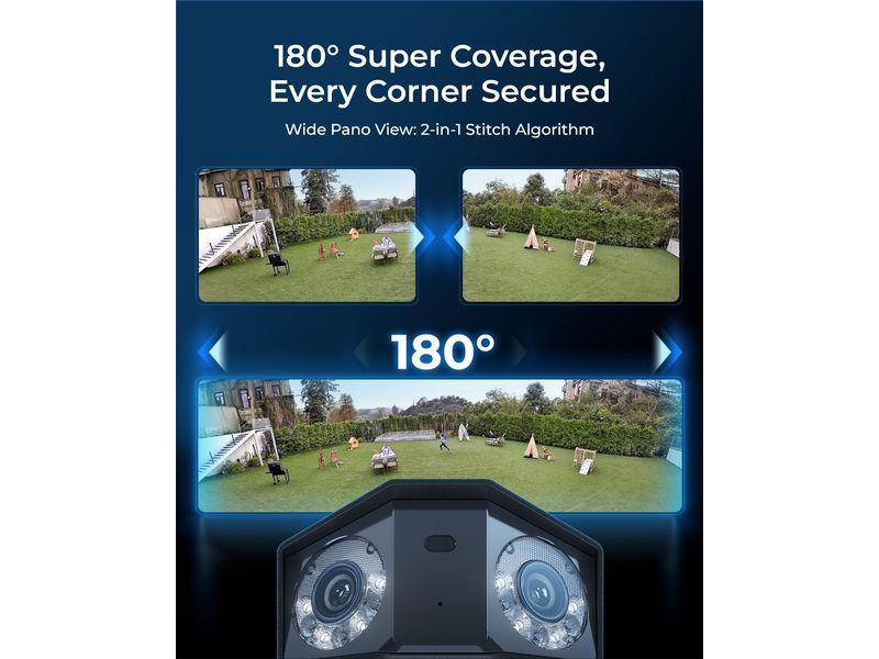 Reolink Netzwerkkamera Duo P750 PoE, 180° Panorama