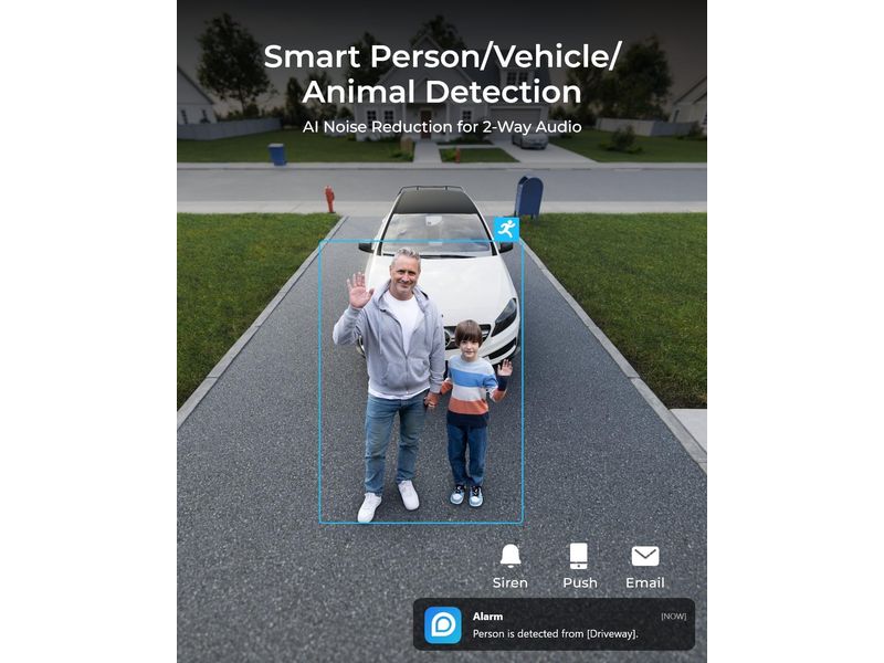 Reolink Netzwerkkamera Duo P750 PoE, 180° Panorama