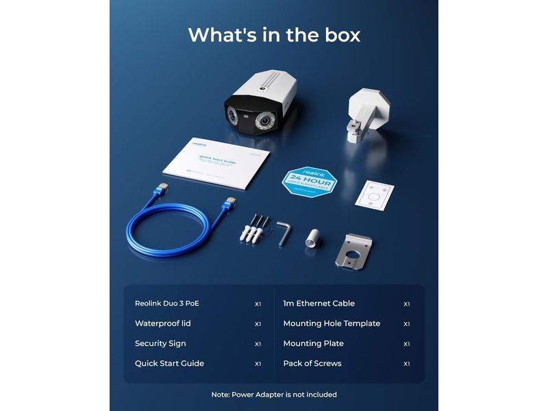 Reolink Netzwerkkamera Duo P750 PoE, 180° Panorama