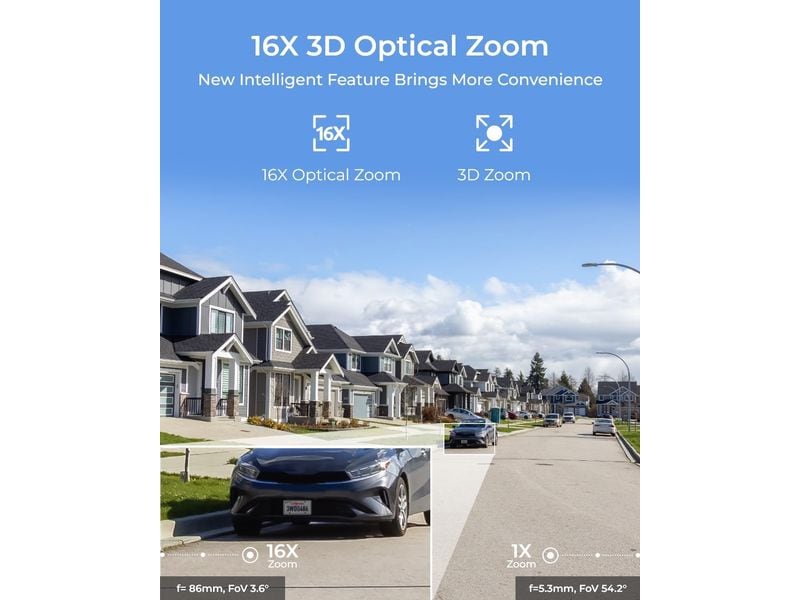 Reolink Netzwerkkamera P850 360° / PoE / 16x Zoom