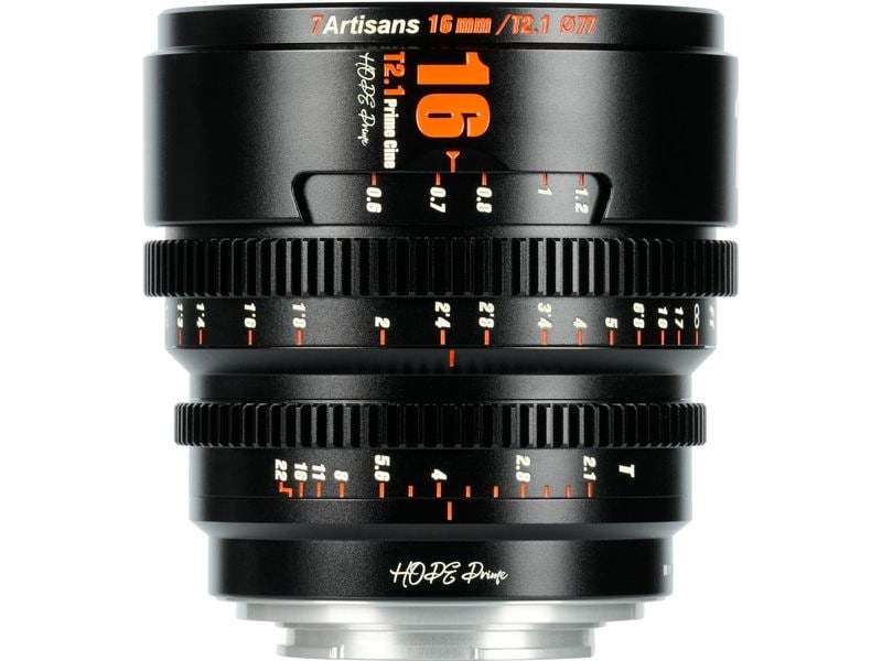 7Artisans Festbrennweite 16mm T/2.1 – Sony E-Mount