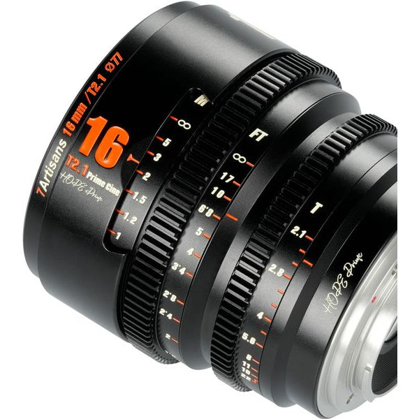 7Artisans Festbrennweite 16mm T/2.1 – MFT