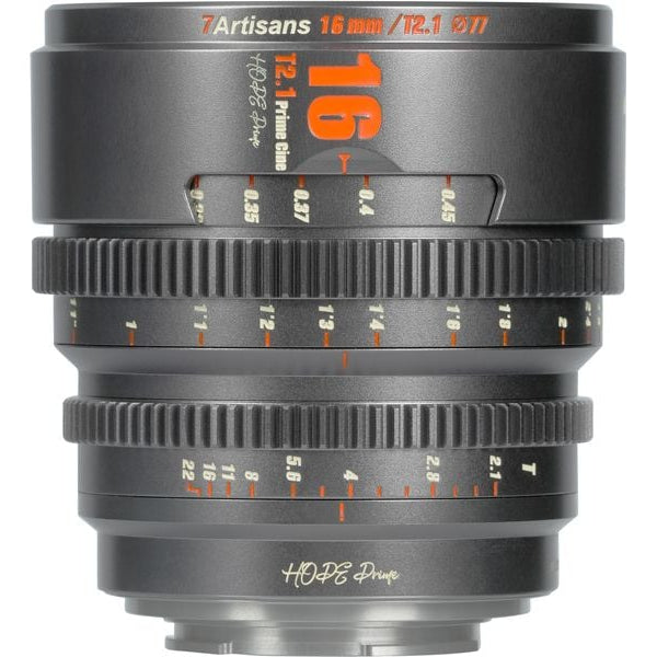 7Artisans Festbrennweite 16mm T/2.1 – Sony E-Mount