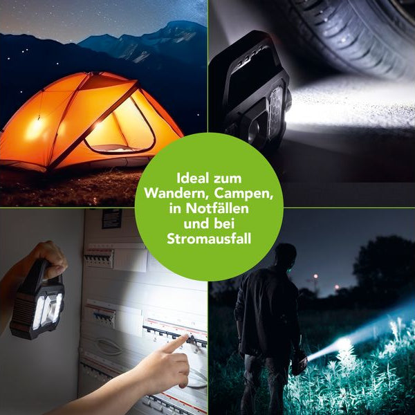 EASYmaxx Arbeitsleuchte Solar-Leuchte 3.7 V