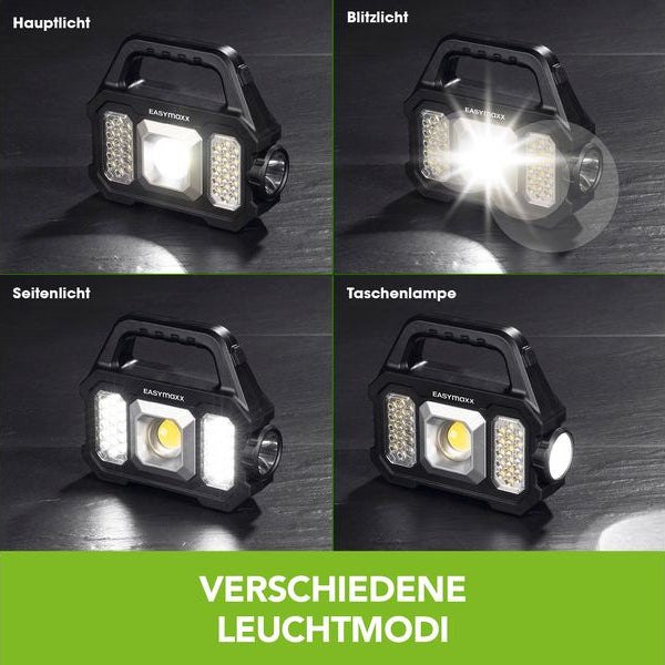 EASYmaxx Arbeitsleuchte Solar-Leuchte 3.7 V