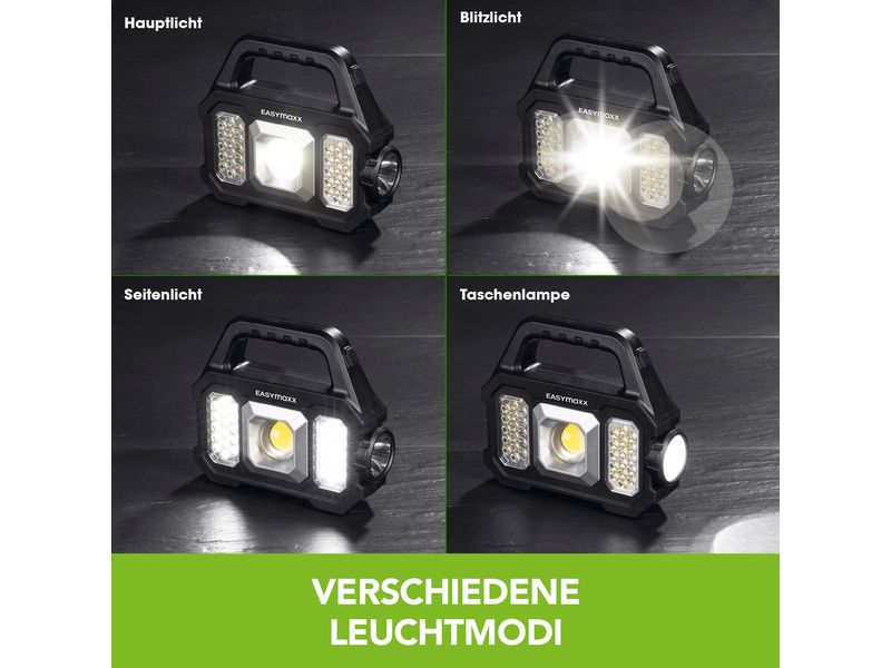 EASYmaxx Arbeitsleuchte Solar-Leuchte 3.7 V