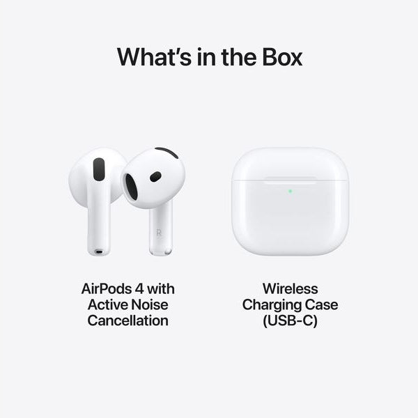 Apple True Wireless In-Ear-Kopfhörer AirPods 4 ANC USB-C & MagSafe